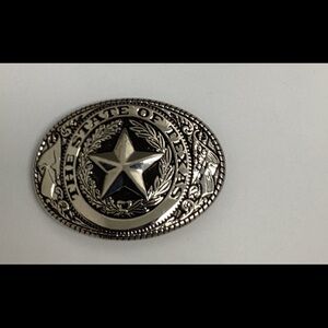 A State of Texas belt buckle.
NWOT.